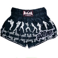 Raja Boxing "Muay Thai Warrior" Шорты Тайский Бокс Черные Размер S